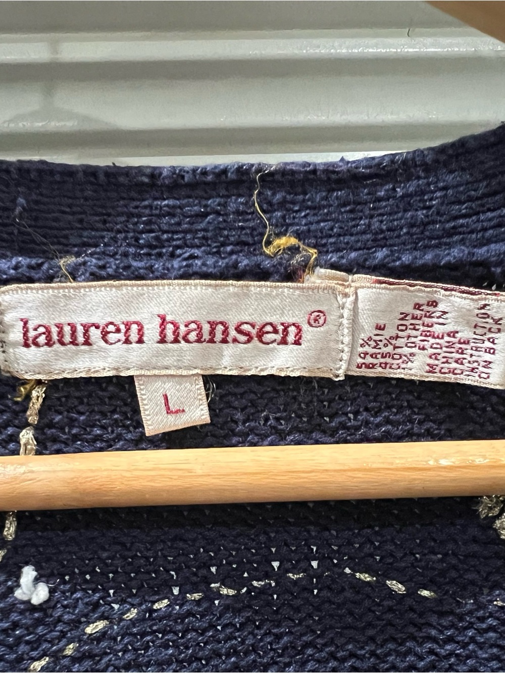 Vintage 90s Lauren Hansen Halloween Ghost and Pumpkin Novelty Knit Cardigan - Picture 3 of 8